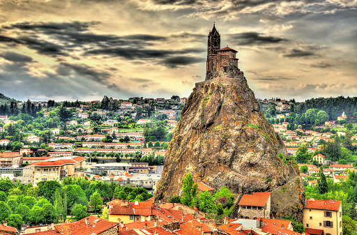 Panorama of Le Puy-en-Velay – Auvergne, France